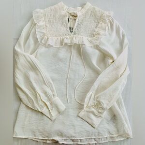 H&M RUFFLED TOP-SIZE XS-NWT
